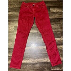 Cache Vintage Women’s Jeans Size 28x29 Red Stylish Designer Denim Pants